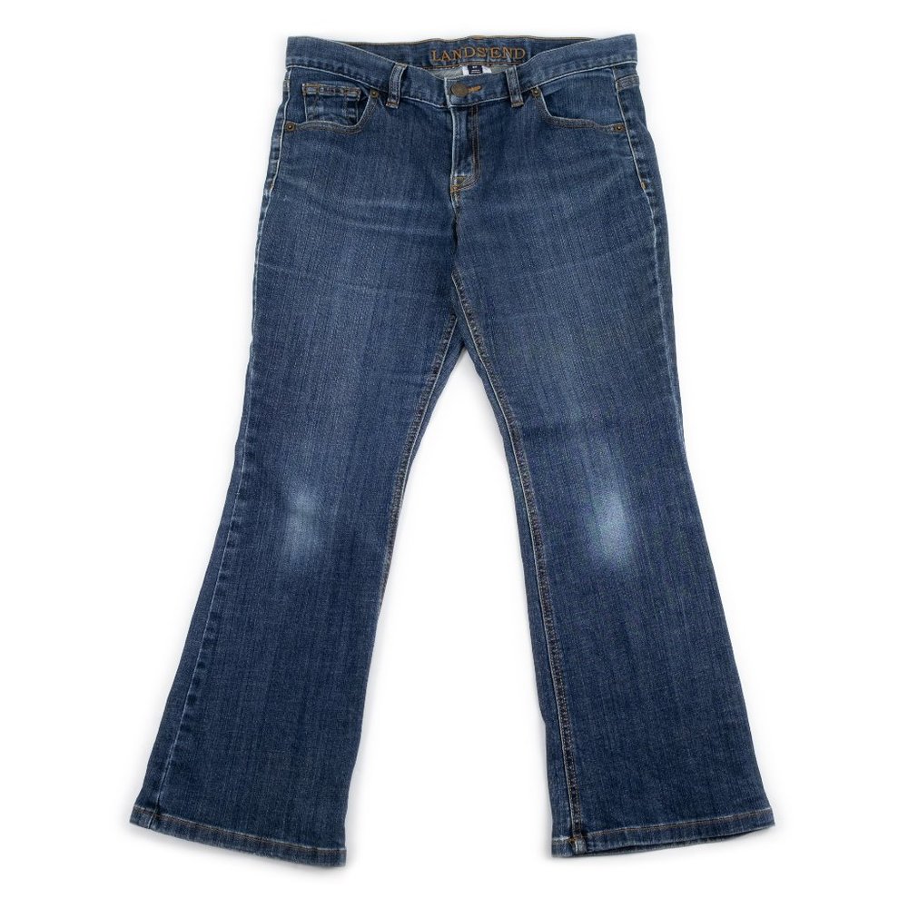 LANDS' END bootcut jeans size 8P